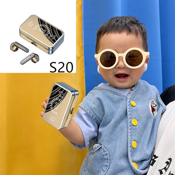 (Трансграничная торговля), S20, наушники, зеркальный эффект, bluetooth