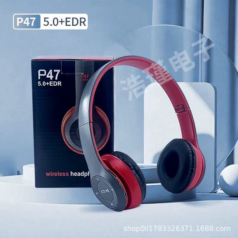 P47 Складные наушники, bluetooth, подарок на день рождения