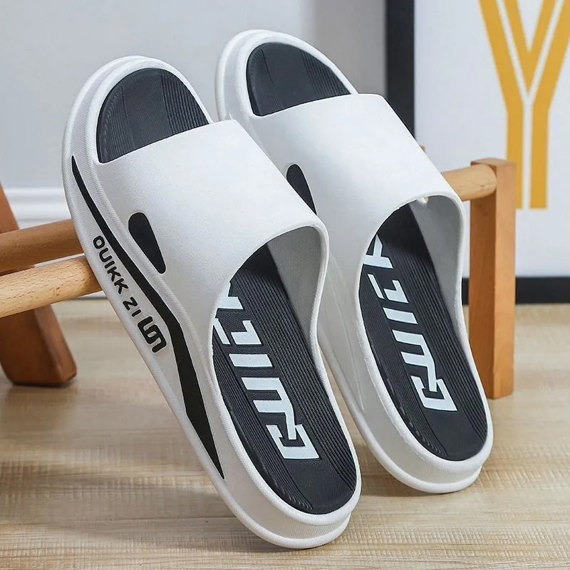 (Оптовые продажи), мужские нескользящие мужские тапочки, домашние тапочки из ПВХ для ванной комнаты, подходят для носки на улице, антибактериальная пропитка