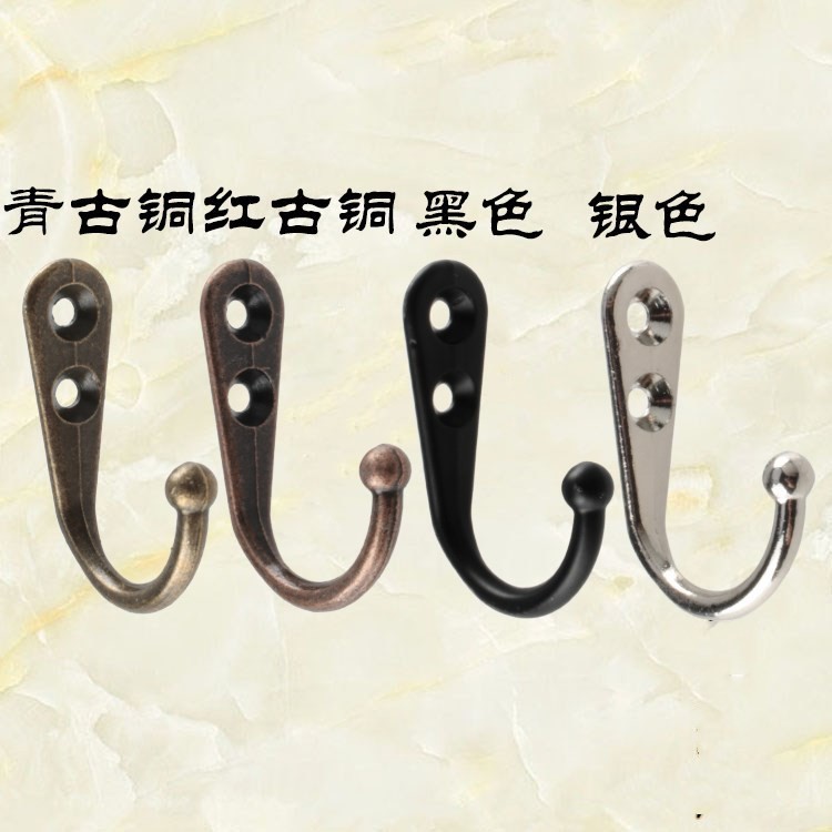 Цинк -сплав Связанный однокнутный крюк имитация Antique Craft Accessories Accessories