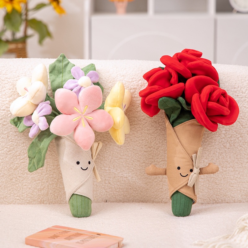 Jellycat, мягкая плюшевая милая игрушка на день Святого Валентина, кукла, розы