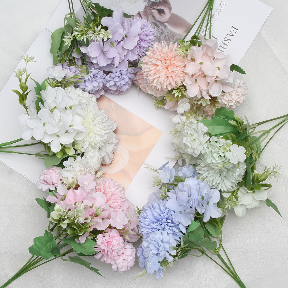 Nordic Ins Simulation Rose Wedding Bouquet Свадебная фотография реквизит Props Props Цветочное искусство дома симуляция украшения