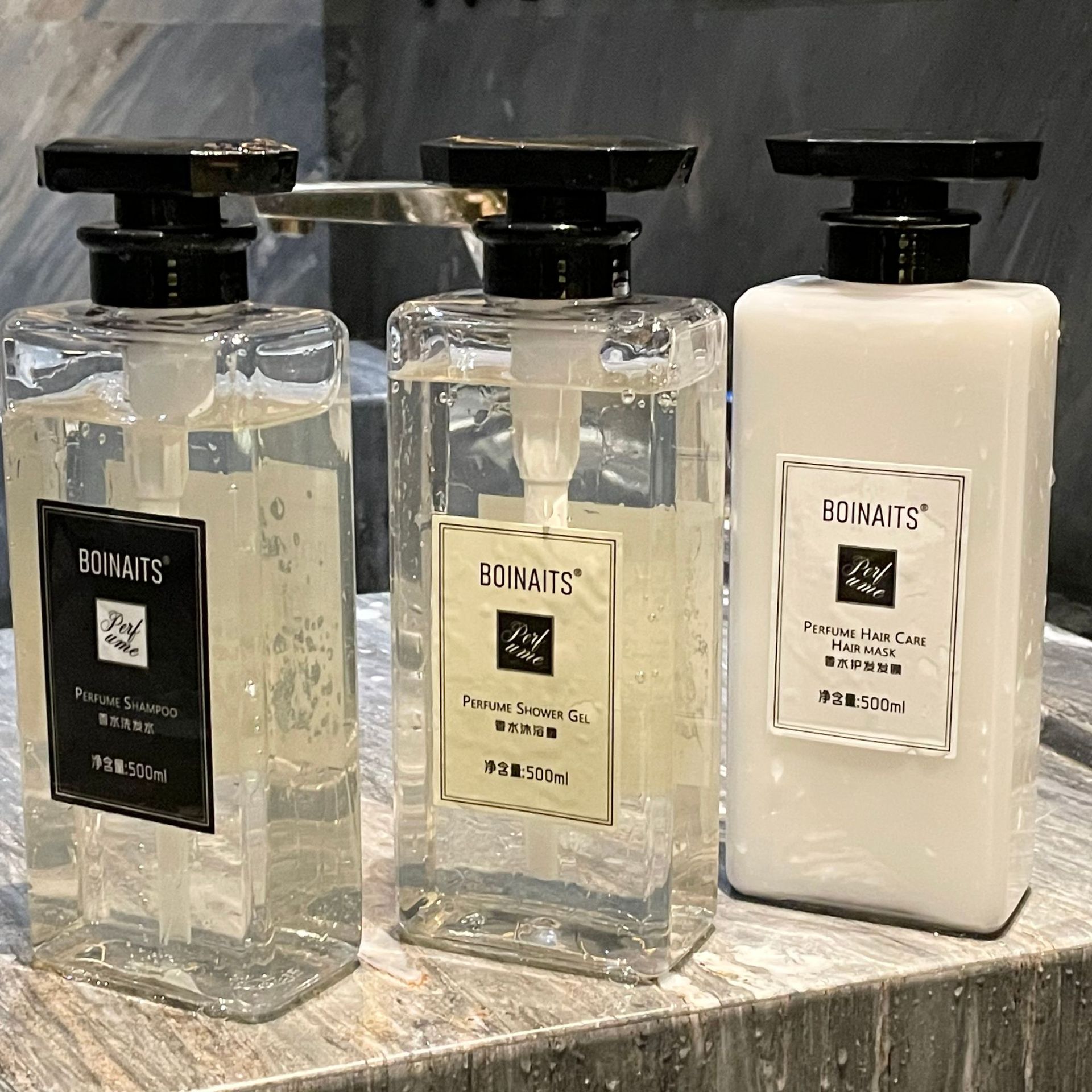 BOINAITS (Оптовые продажи), шампунь, гель для душа, кондиционер, крем, комплект