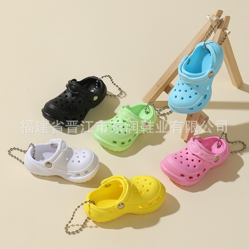 Маленькие тапочки в стиле Crocs, брелок, милая пряжка для обуви, DIY, подарок на день рождения