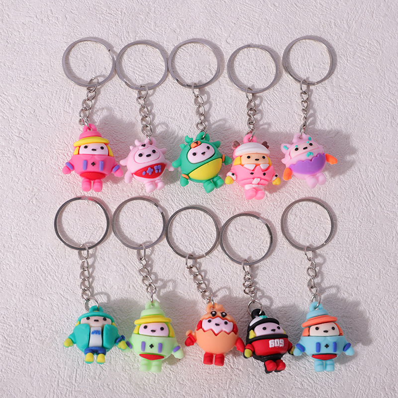 Sanrio, (Оптовые продажи), мультяшный брелок, клубника, трехмерная подвеска, (в наличии на складе), подарок на день рождения